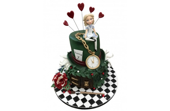 Alice in Wonderland Top Hat and Watch